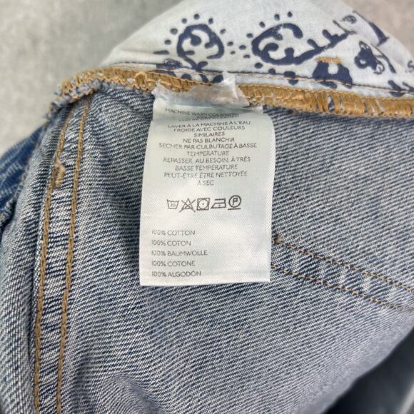 Free People We The Free Size 4 Come As You Are Denim Maxi Skirt in Sapphire Blue - Picture 10 of 10